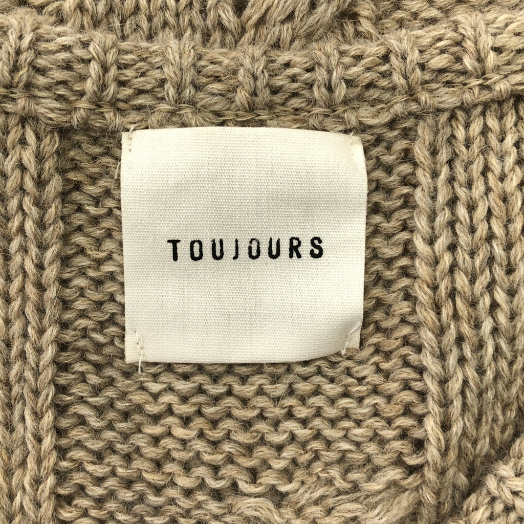 TOUJOURS | 羊駝毛針織毛衣 | F碼 | 女款