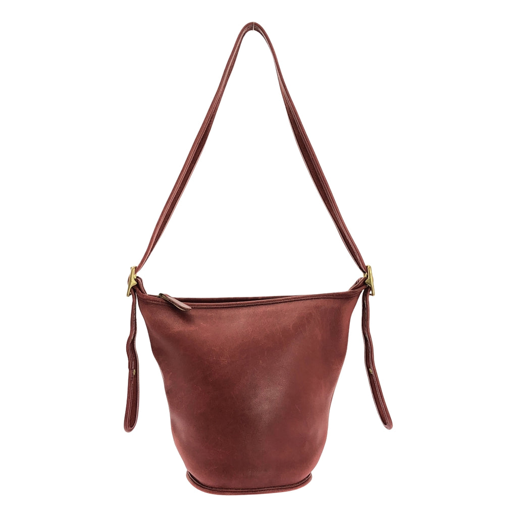 COACH / コーチ | レザー バケツ型 ショルダーバッグ / オールド |