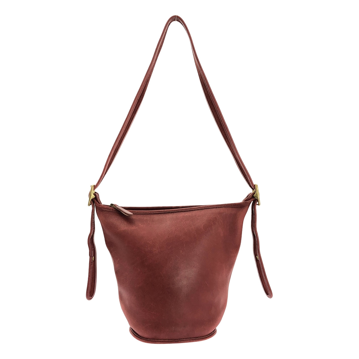 COACH / コーチ | レザー バケツ型 ショルダーバッグ / オールド |