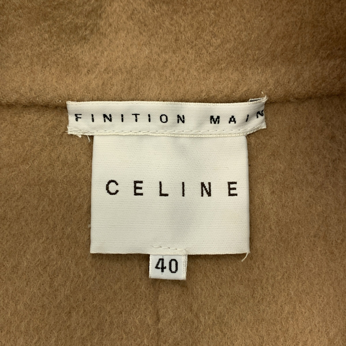 CELINE | 100% 駝色長大衣 | 40碼 | 女款