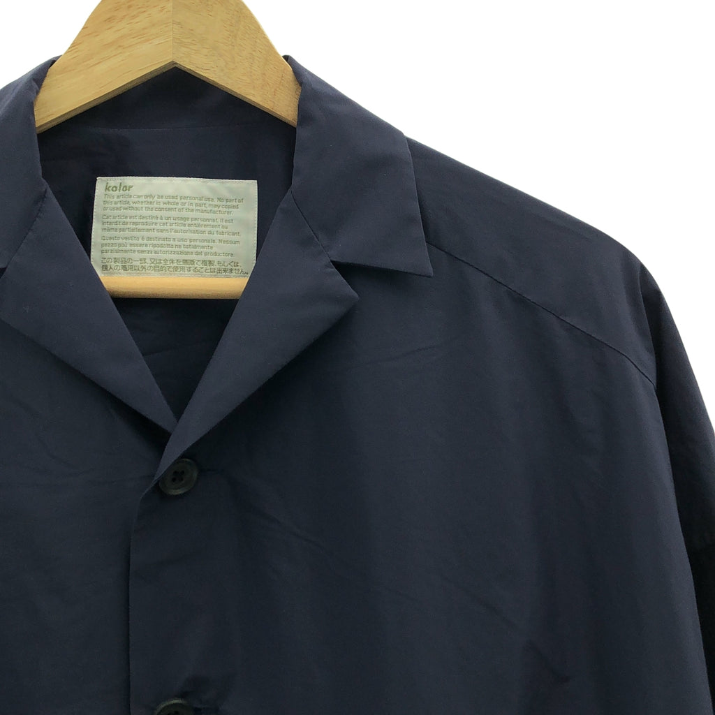kolor / カラー | Nylon Open Collar Shirt ナイロン オーバーサイズ オープンカラーシャツ | 2 | メンズ