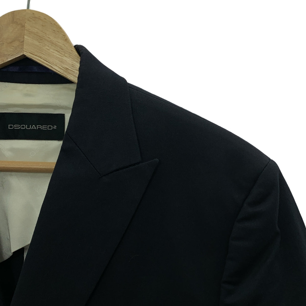 DSQUARED2 | 金色扣款雙排扣西裝外套 | 48 | 海軍藍 | 男款