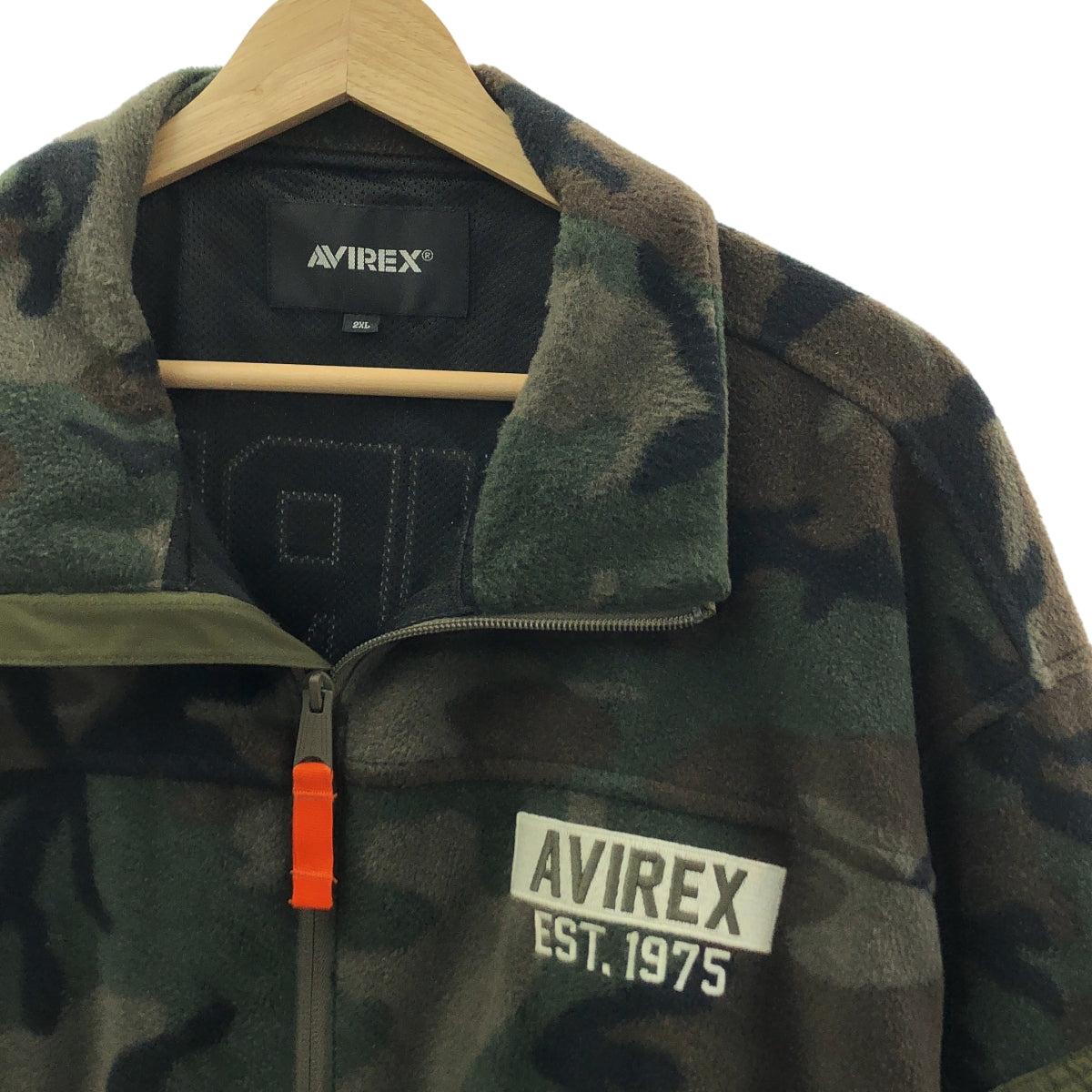 AVIREX | 反光線羊毛夾克 | 2XL | 男款