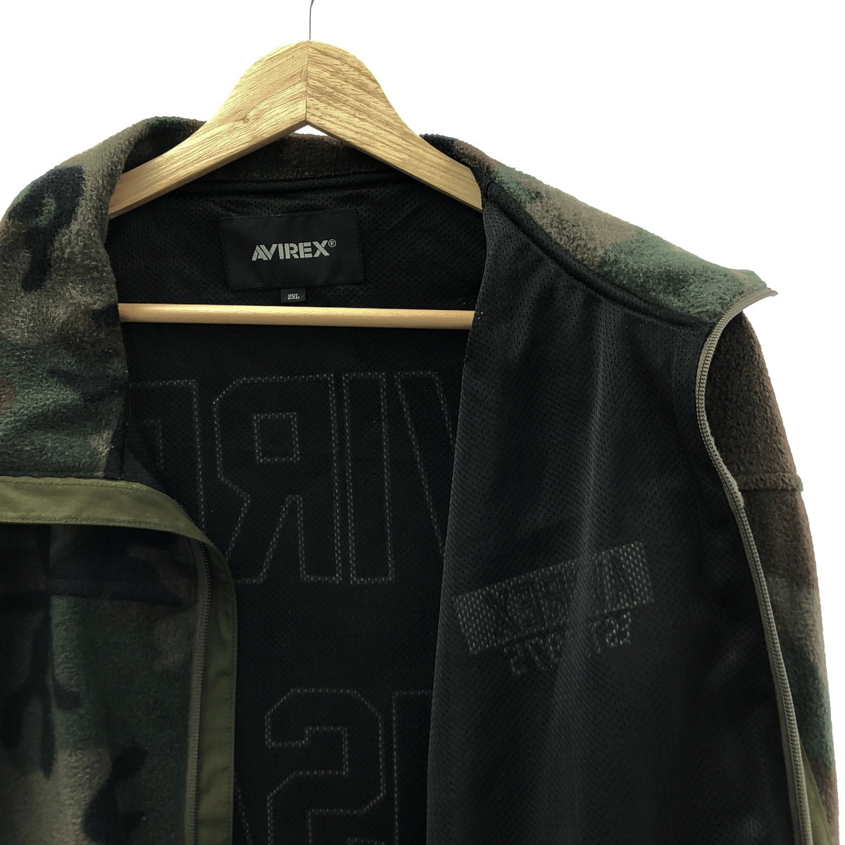 AVIREX | 反光線羊毛夾克 | 2XL | 男款