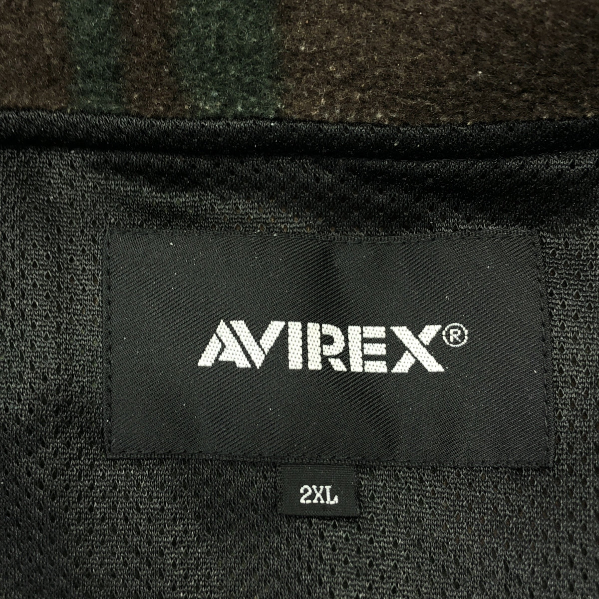 AVIREX | 反光線羊毛夾克 | 2XL | 男款