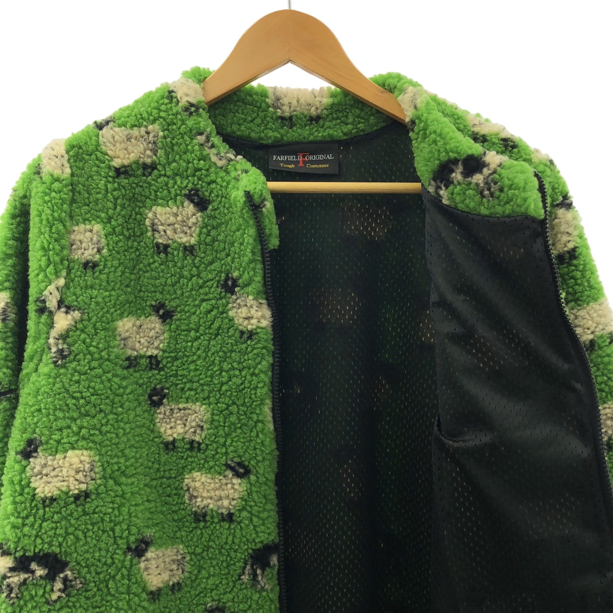 Farfield Original | 綿羊印花無領抓絨外套 | 0 碼 | 女款
