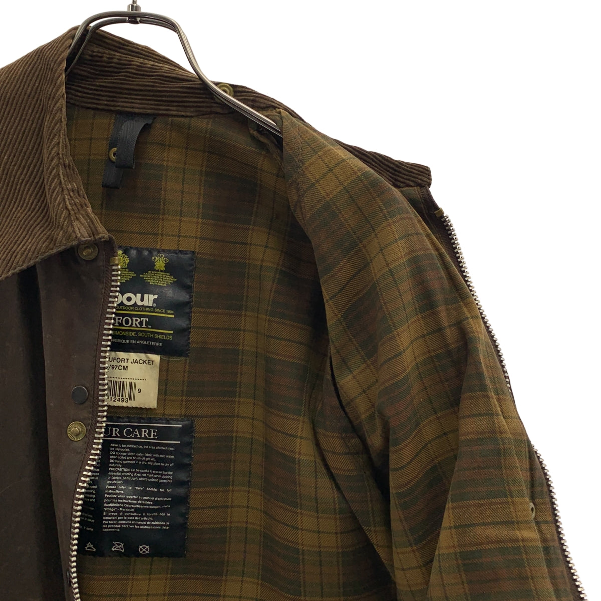 Barbour / バブアー | 1996年製 | BEAUFORT JACKET / ビューフォート ワックス オイルド ジャケット | C38 | ブラウン系 | メンズ