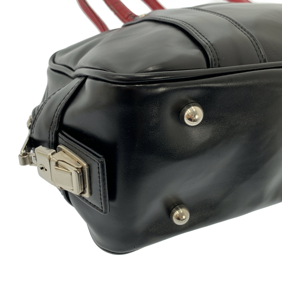 COMME des GARCONS COMME des GARCONS / 콤콤 | 바이 컬러 보스톤 핸드백 |