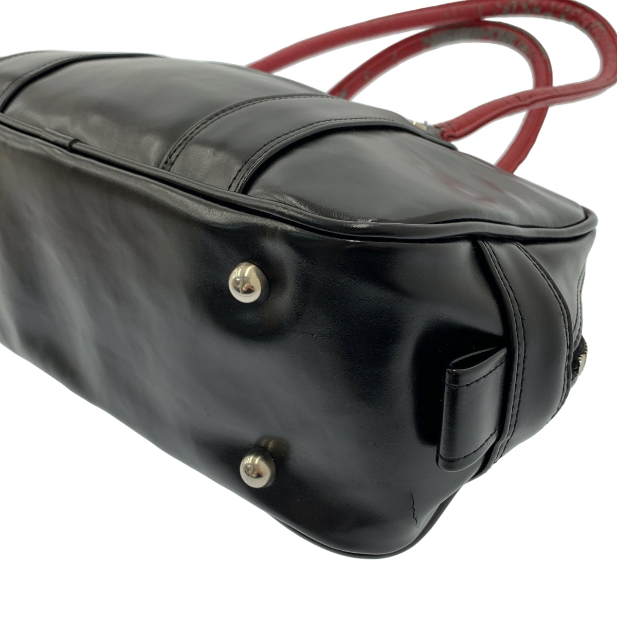 COMME des GARCONS COMME des GARCONS / 콤콤 | 바이 컬러 보스톤 핸드백 |