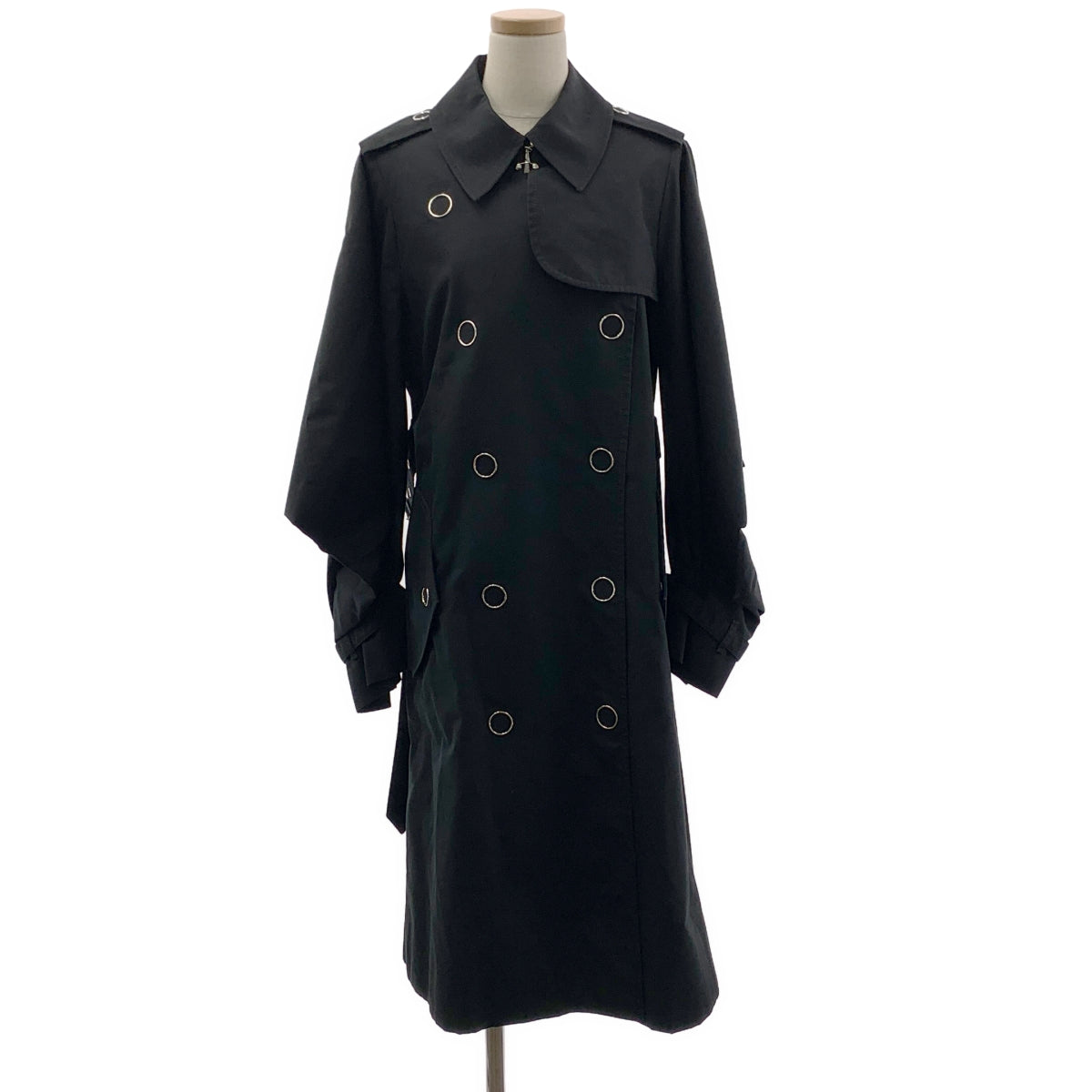 Burberry / バーバリー | ノヴァチェック裏地 スナップボタン トレンチ コート | UK6 | レディース