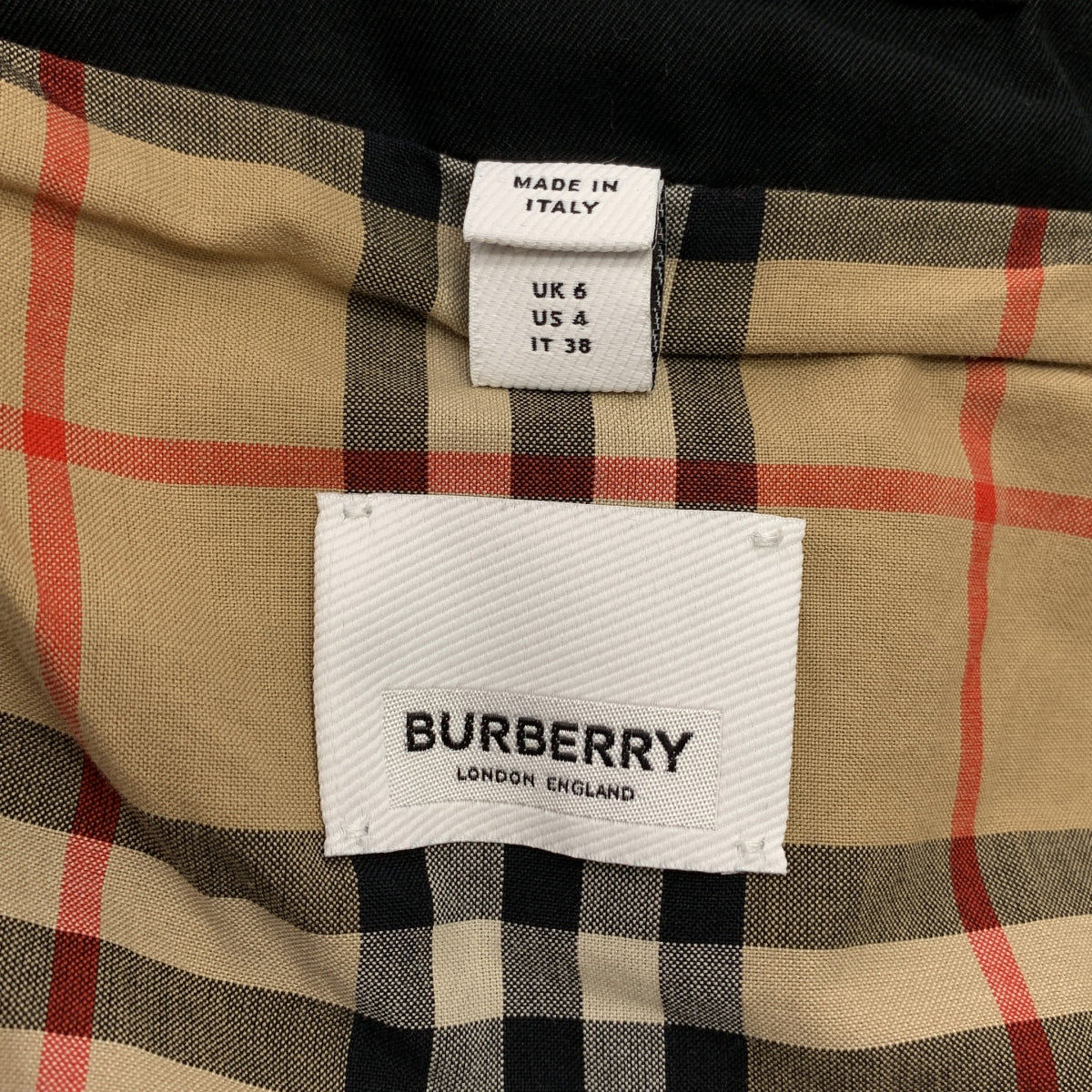 Burberry / バーバリー | ノヴァチェック裏地 スナップボタン トレンチ コート | UK6 | レディース