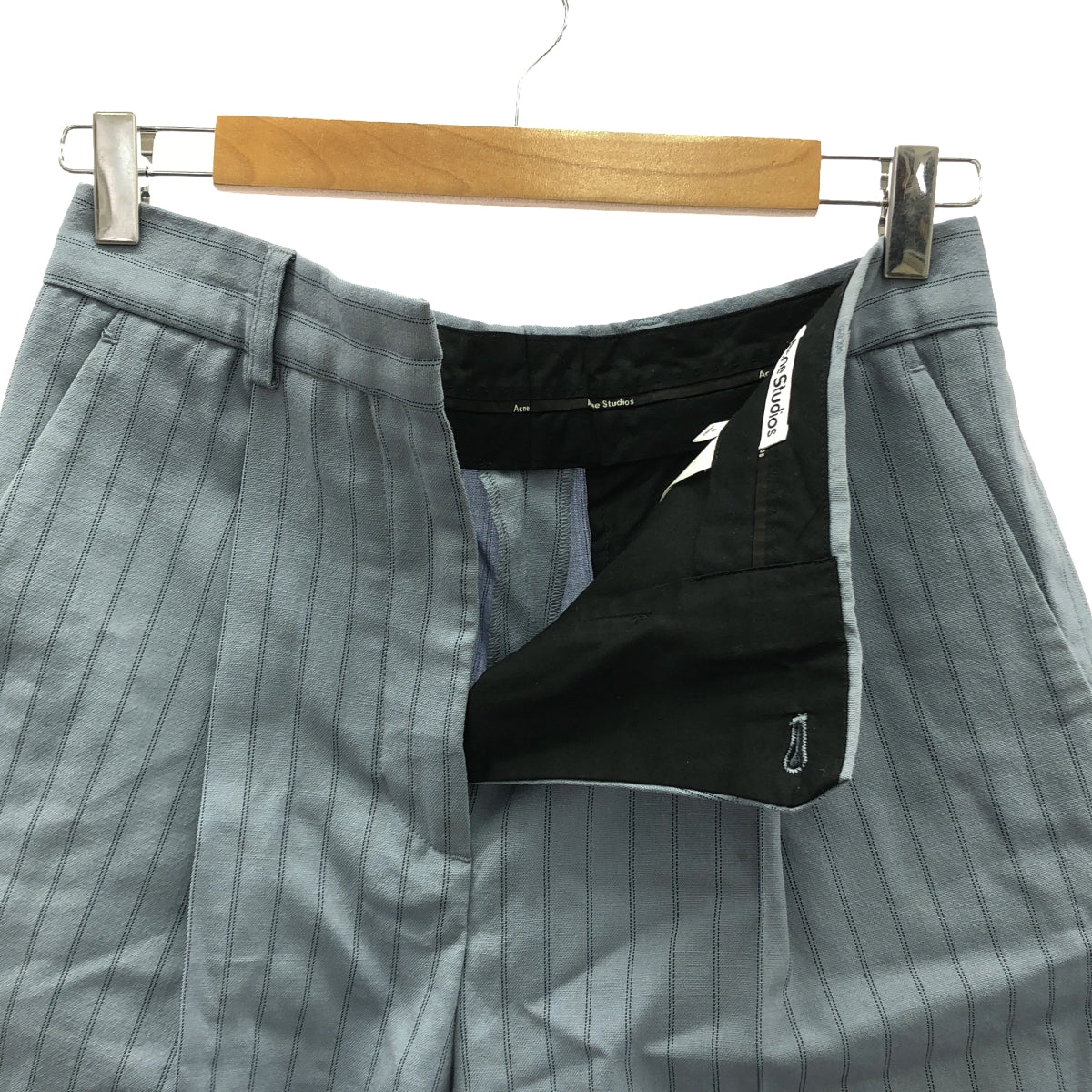 [狀況良好] Acne Studios |條紋短褲 |尺寸 36 |藍色 |女性的
