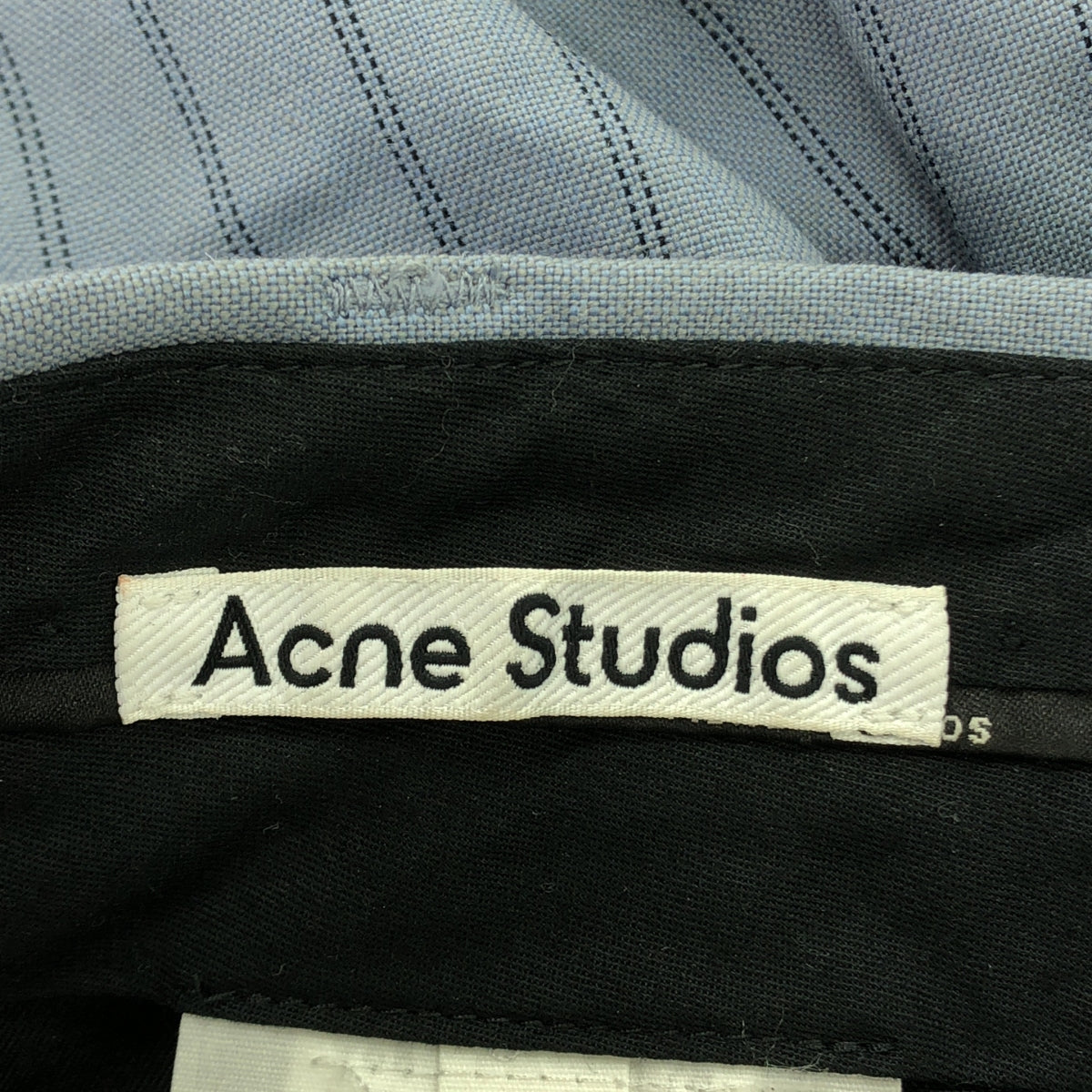 【美品】  Acne Studios / アクネストゥディオズ | ストライプ ショートパンツ | 36 | ブルー | レディース