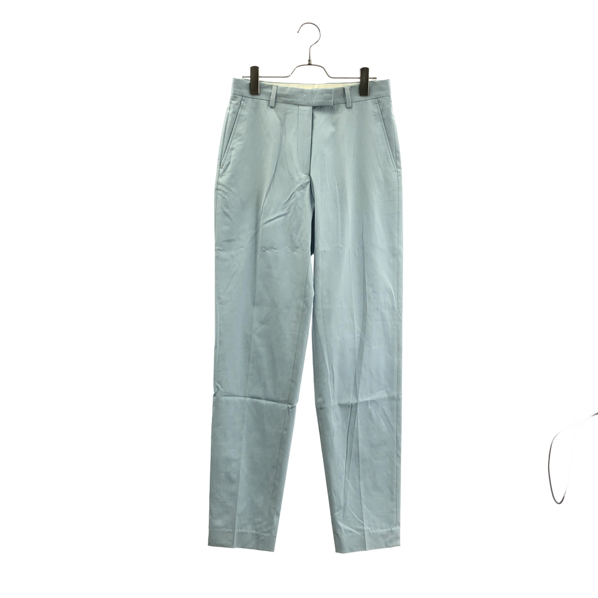 DRIES VAN NOTEN / ドリスヴァンノッテン | コットン テーパード パンツ | 34 | ライトブルー | レディース