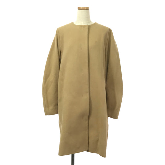 MM6 Maison Martin Margiela / 엠엠 식스 메종 마르탄 마르젤라 | 노 컬러 백 비대칭 롱 코트 | XL | 베이지 | 여성