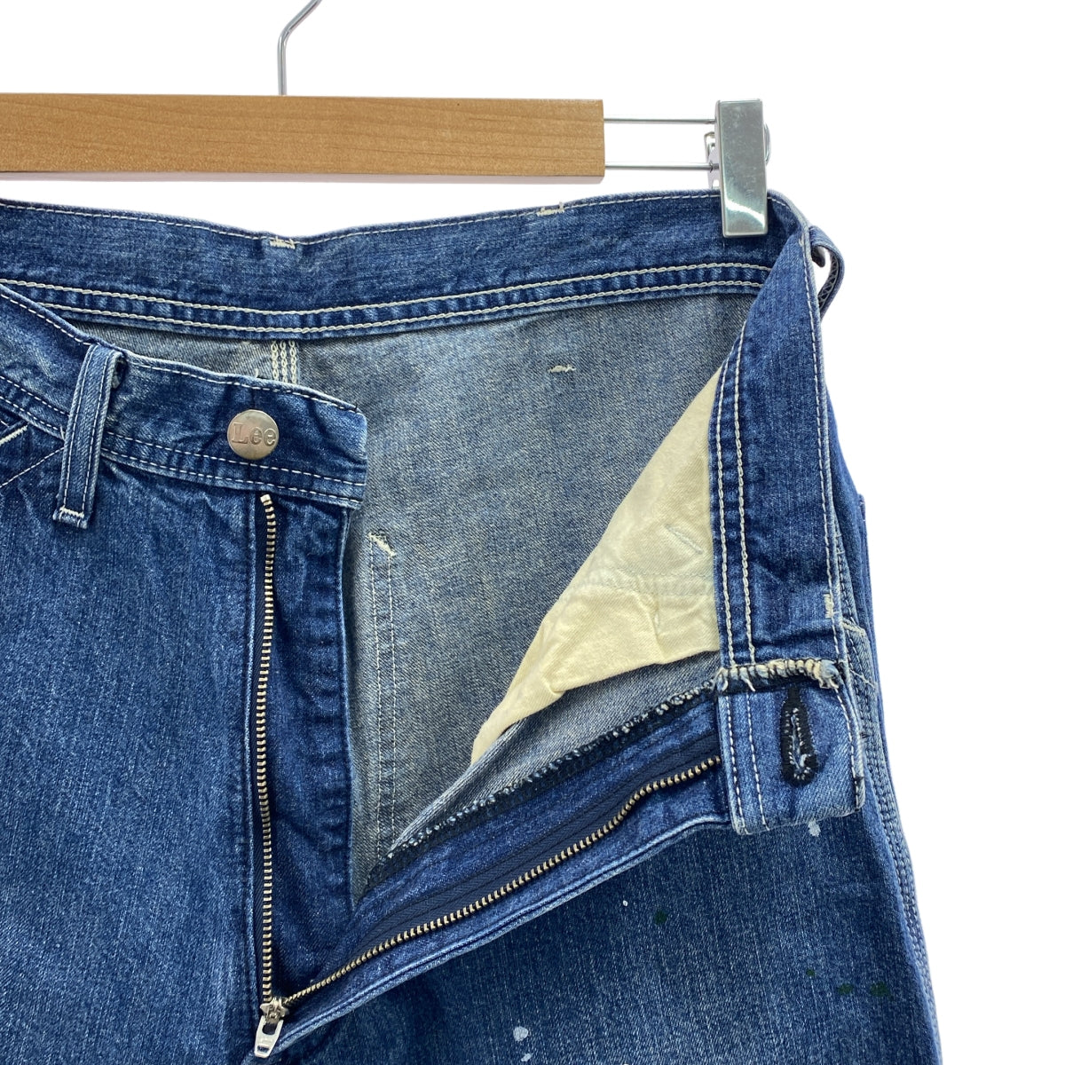 Lee / 리 | Bshop 별주 빈티지 가공 페인터 데님 팬츠 | M | 남성