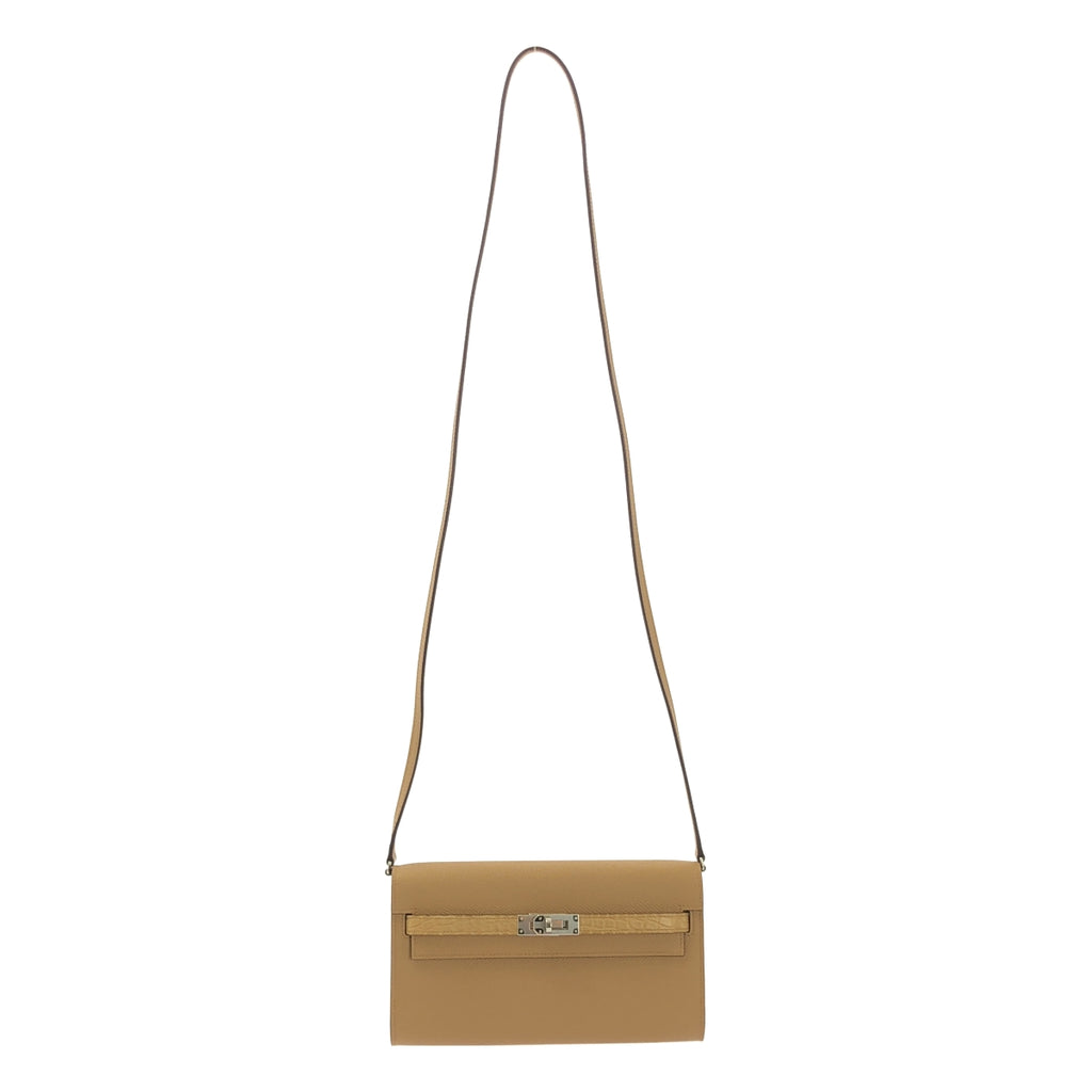 HERMES / 헤르메스 | 켈리 지갑 투고 터치 보 엡손 악어 매트 실버 브래킷 숄더백 U 각인 |