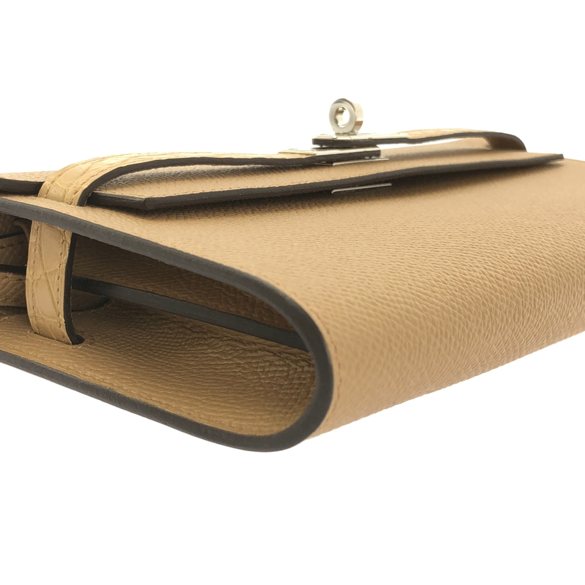 HERMES / 헤르메스 | 켈리 지갑 투고 터치 보 엡손 악어 매트 실버 브래킷 숄더백 U 각인 |