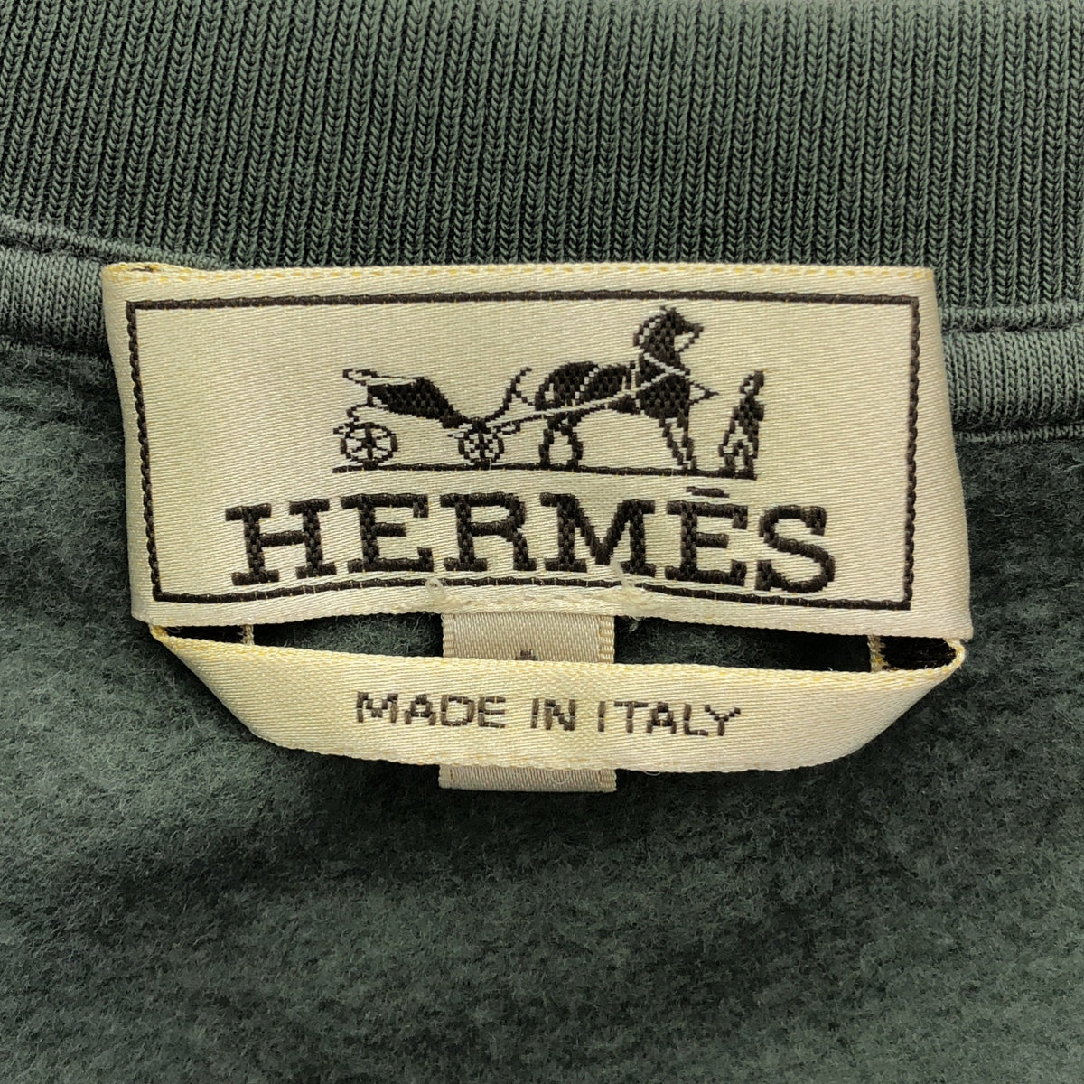 【美品】  HERMES / エルメス | ランH サイドライン スウェット トレーナー | S | グレー系 | メンズ