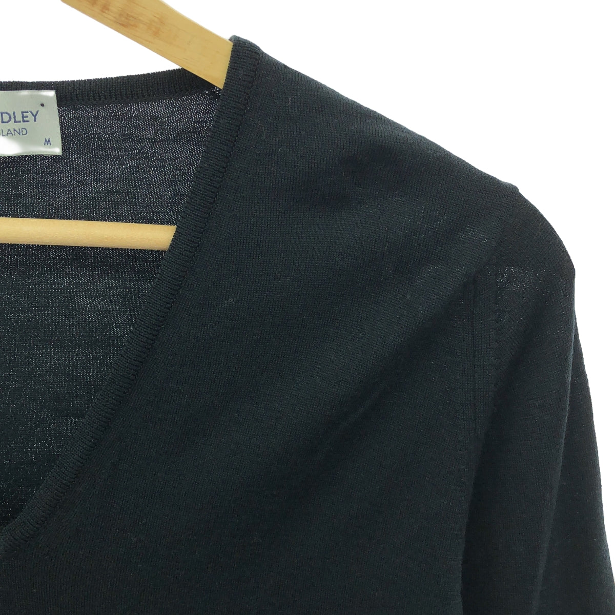 JOHN SMEDLEY / 존스 메들리 | 울 니트 풀오버 | S | 블랙 | 여성