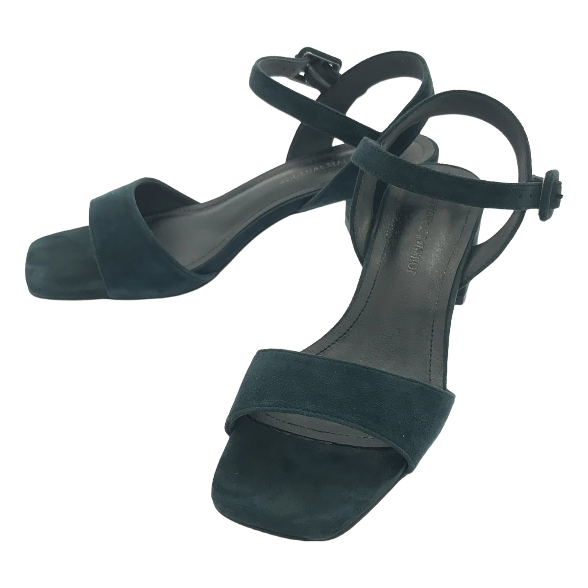 [狀況良好] 期刊標準 | 2022秋冬 |絨面革帶涼鞋 |尺寸 37 |海軍 |女性的