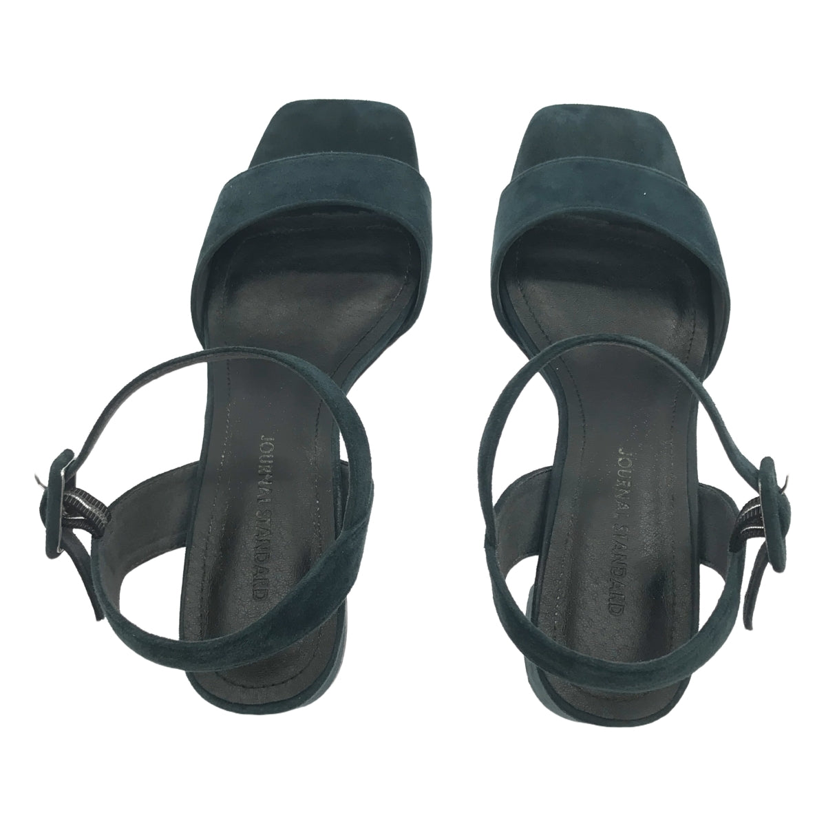 [狀況良好] 期刊標準 | 2022秋冬 |絨面革帶涼鞋 |尺寸 37 |海軍 |女性的