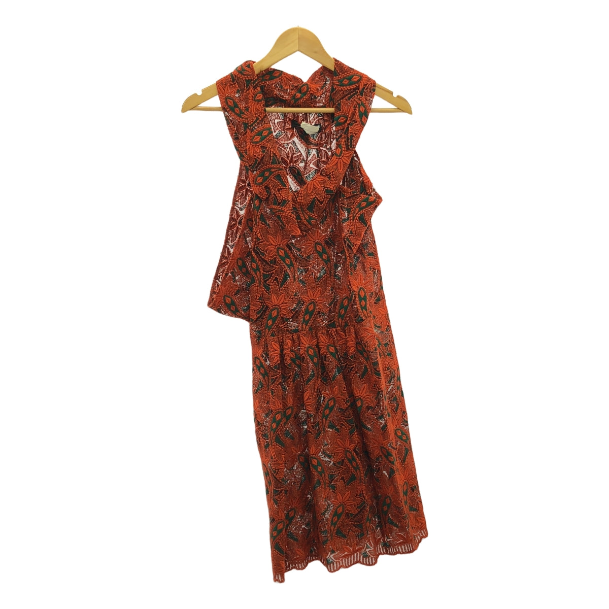 JUNYA WATANABE COMME des GARCONS / 준야와타나베 | 2012SS | 변형 비대칭 엠브로이드리 드레스 원피스 | XS |