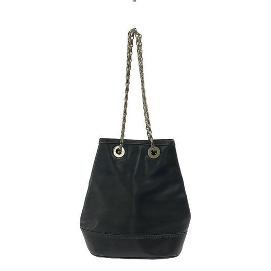 CELINE / セリーヌ | オールドセリーヌ サークルロゴ レザー チェーンショルダーバッグ |