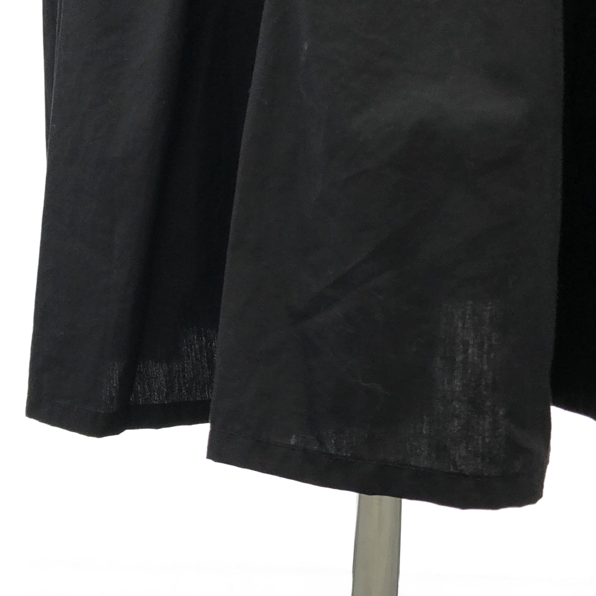 【美品】  RUMCHE / ラム・シェ | Piping Gathered Shirt Dress / ポケット付き ギャザー ボリューム シャツワンピース | F | ブラック | レディース