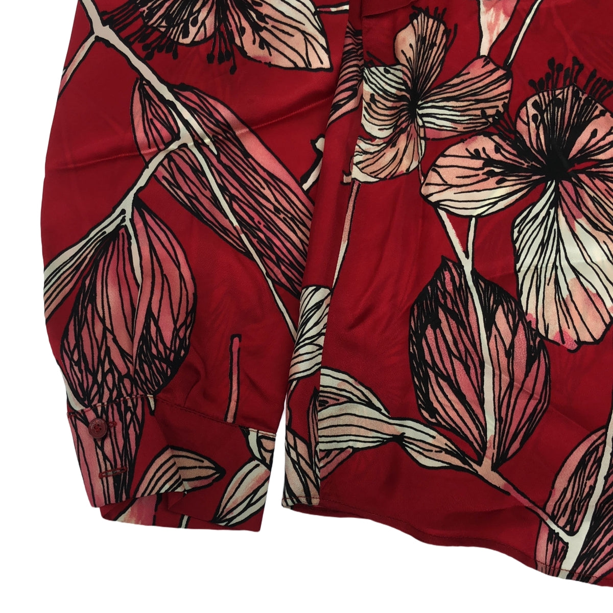 Max&amp;Co. / 맥스 앤 코 | 꽃 무늬 프릴 블라우스 | 40 | 레드 시스템 | 여성