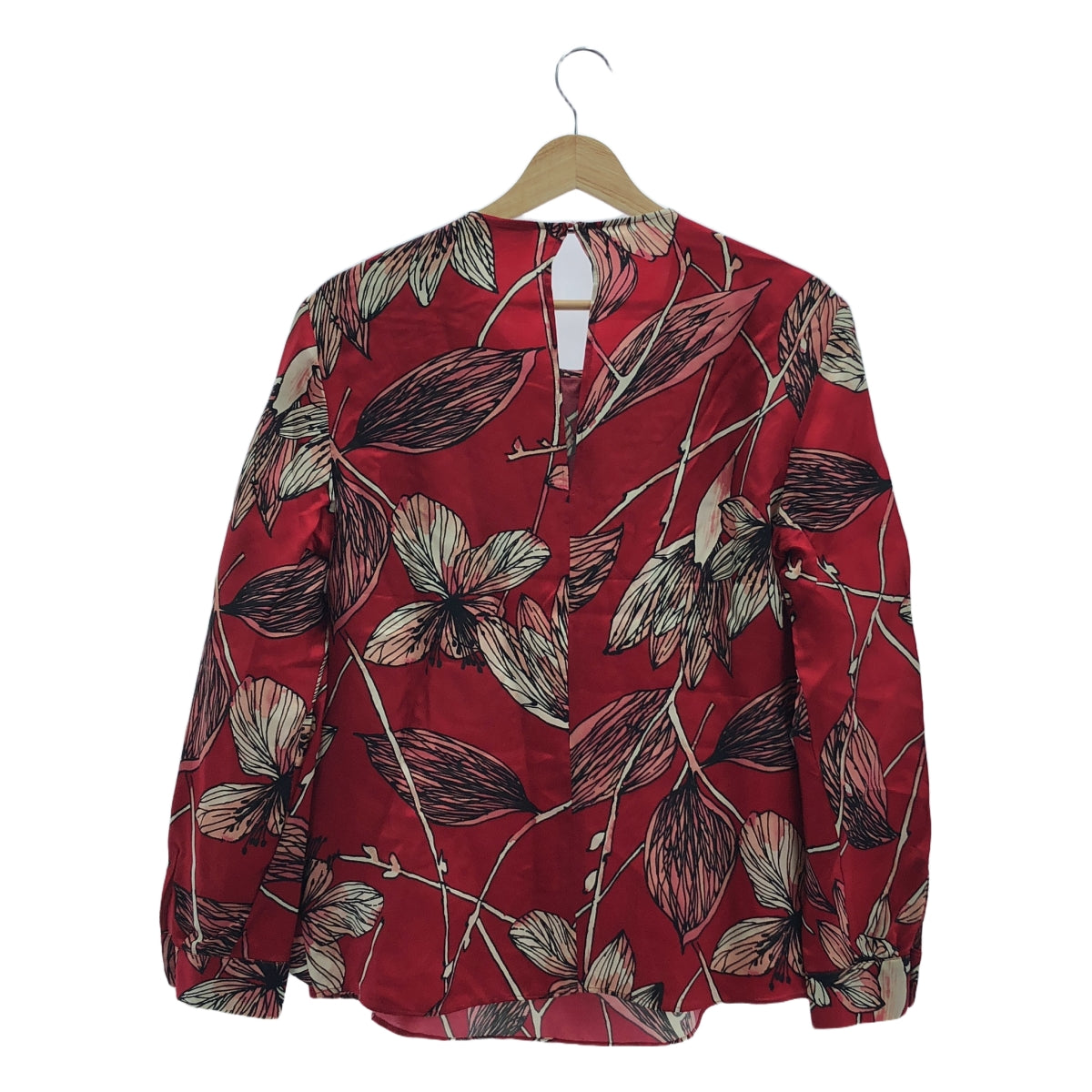 Max&amp;Co. / 맥스 앤 코 | 꽃 무늬 프릴 블라우스 | 40 | 레드 시스템 | 여성