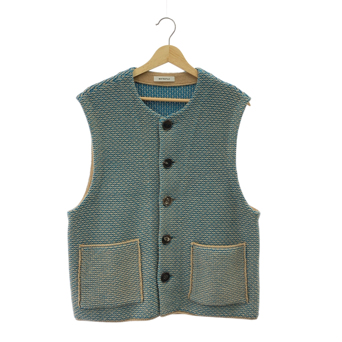 MATSUFUJI / 마츠후지 | 2023SS | Raven Pattern Knit Vest 니트 베스트 | 2 | 맨즈