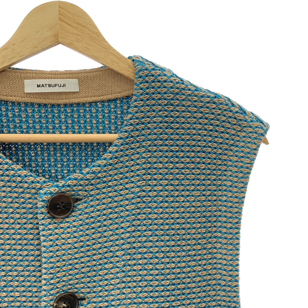 MATSUFUJI / 마츠후지 | 2023SS | Raven Pattern Knit Vest 니트 베스트 | 2 | 맨즈