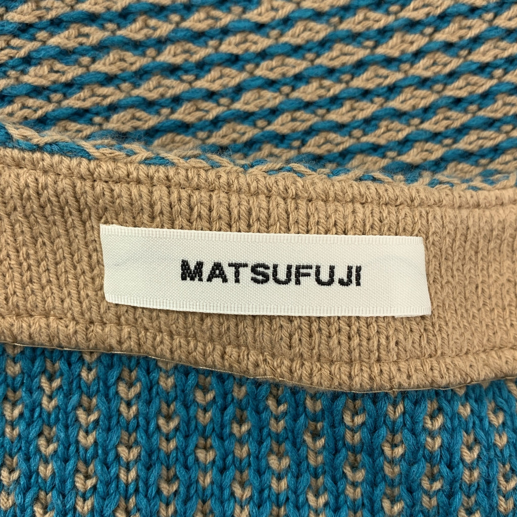 MATSUFUJI / 마츠후지 | 2023SS | Raven Pattern Knit Vest 니트 베스트 | 2 | 맨즈