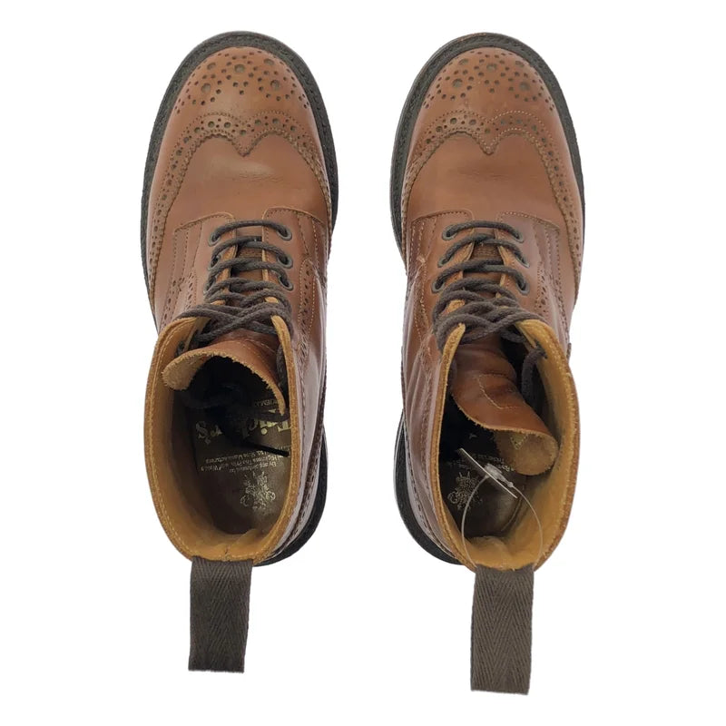 Tricker's / Tricker's | 皮革翼紋綁帶靴 | 5 1/2 | 女裝