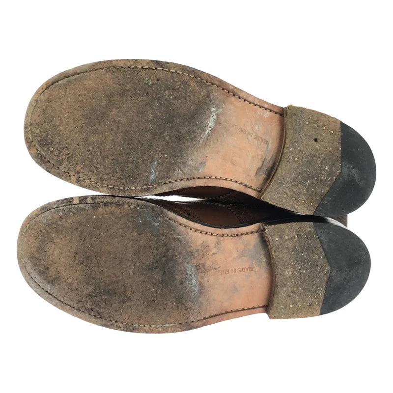 Tricker's / Tricker's | 皮革翼紋綁帶靴 | 5 1/2 | 女裝