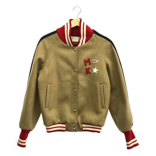 MAISON KITSUNE | Logo patch varsity jacket | S | Women's