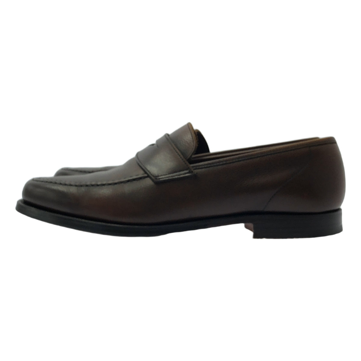 CROCKETT&JONES / クロケット&ジョーンズ | × BARNEYS NEWYORK 別注 SELHURST セルハースト / レザー コインローファ | 8 1/2 E | ブラウン | メンズ