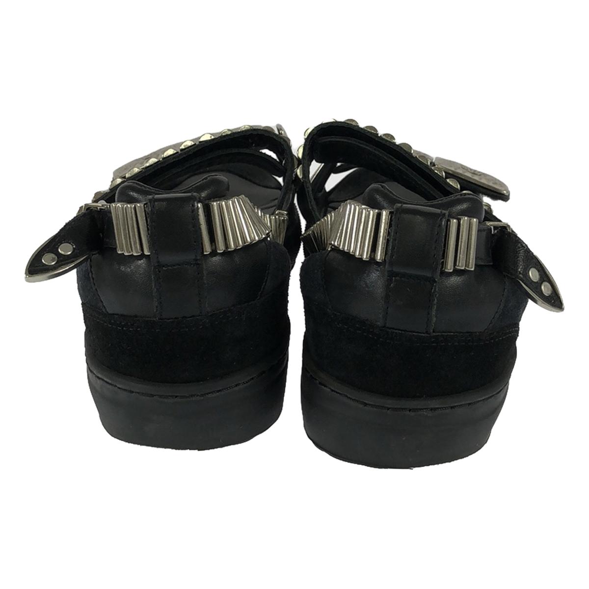 TOGA PULLA | 2023SS | AJ664/Metal Sneaker Sandals | 39 | Black/Silver | Women's