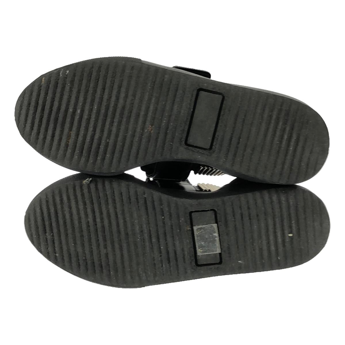 TOGA PULLA | 2023SS | AJ664/Metal Sneaker Sandals | 39 | Black/Silver | Women's