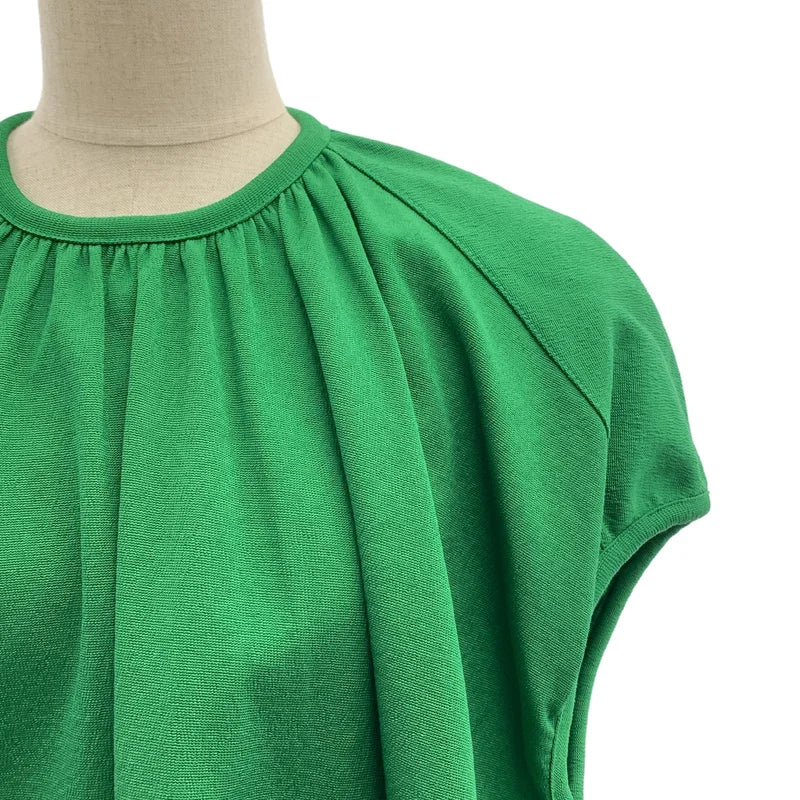 JIL SANDER / ジルサンダー | ギャザー ボリューム サイドスリット プルオーバー | 34 | レディース