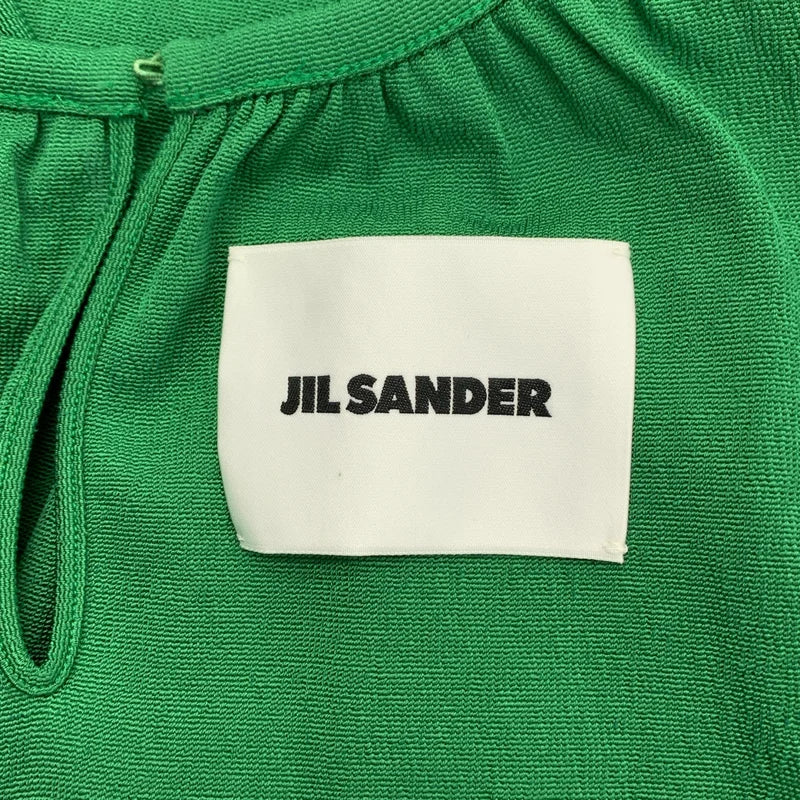 JIL SANDER / ジルサンダー | ギャザー ボリューム サイドスリット プルオーバー | 34 | レディース