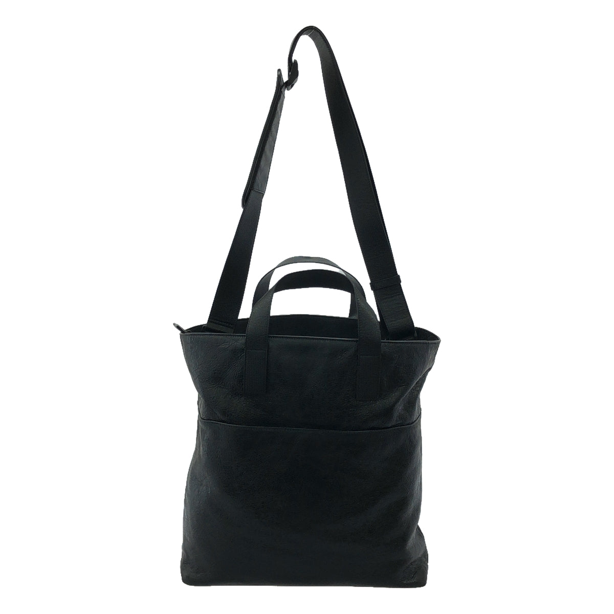 BALENCIAGA / Balenciaga | x adidas / adidas 2-way leather logo tote bag with shoulder strap / unisex | black | men's