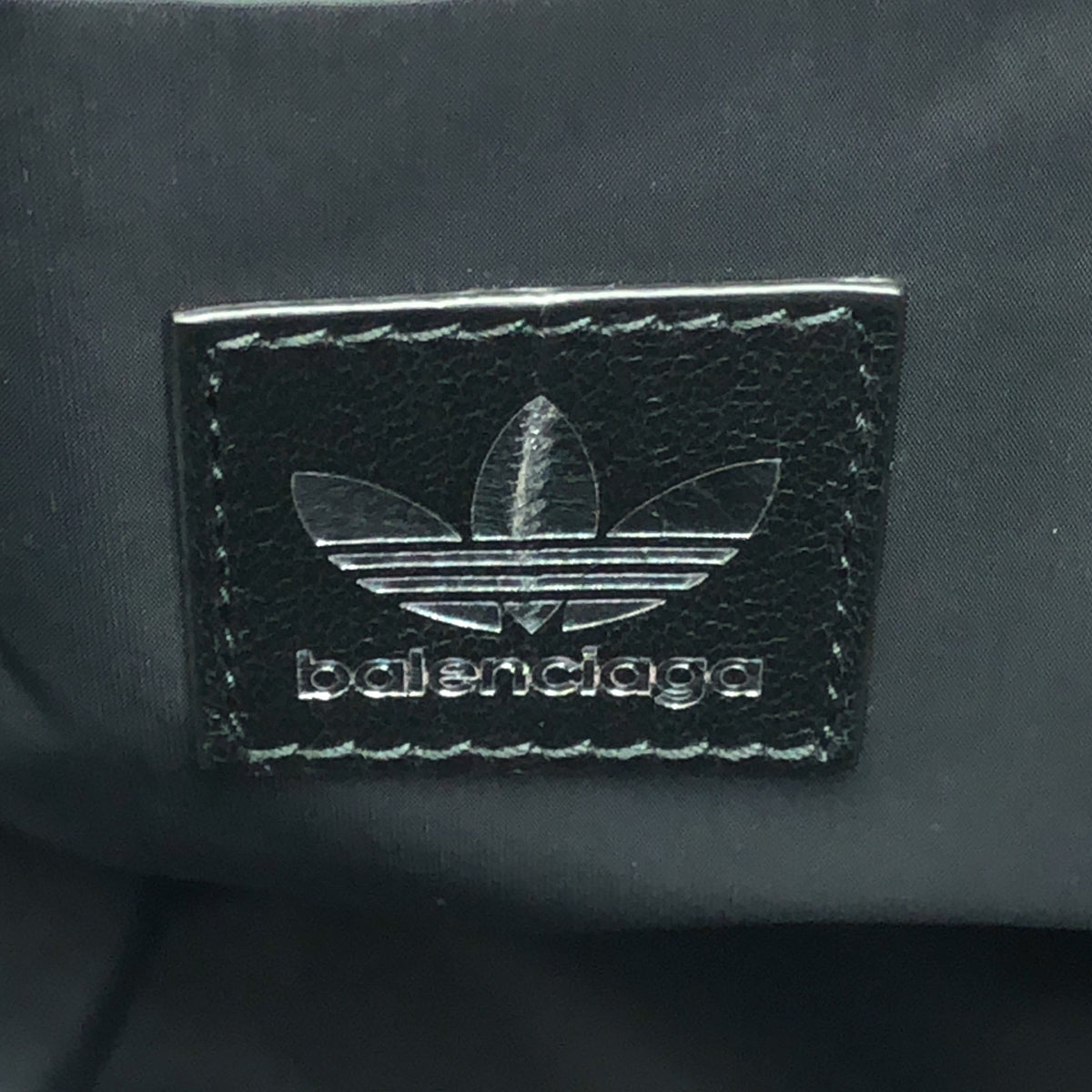 BALENCIAGA / Balenciaga | x adidas / adidas 2-way leather logo tote bag with shoulder strap / unisex | black | men's