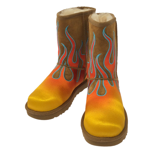 UGG / アグ | ×JEREMY SCOTT CLASSIC SHORT FLAMES フレイム クラシック ショート ムートンブーツ | 23cm | レディース