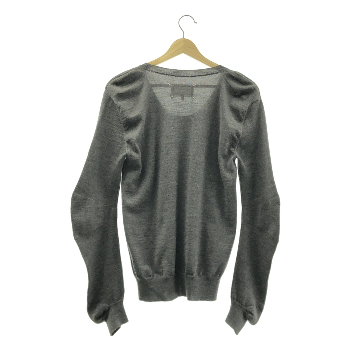 Maison Martin Margiela / メゾンマルタンマルジェラ | 2014AW | ウール 変形スリーブ クルーネック ニット | M | レディース