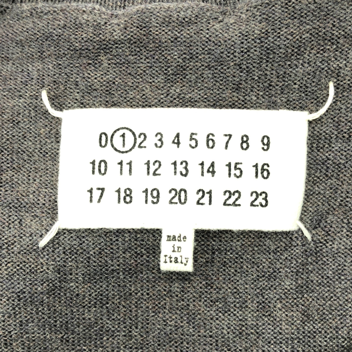 Maison Martin Margiela / メゾンマルタンマルジェラ | 2014AW | ウール 変形スリーブ クルーネック ニット | M | レディース