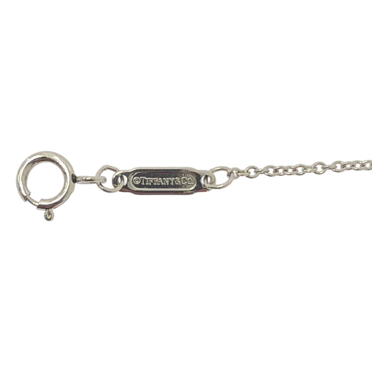 【美品】  Tiffany & Co / ティファニー | ソリティア モディファイドブリリアントカット ダイヤモンド プラチナ ネックレス PT950 | シルバー | レディース