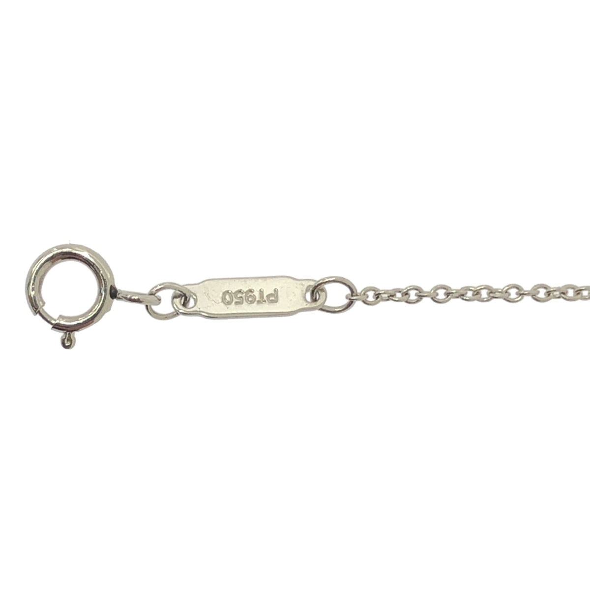 【美品】  Tiffany & Co / ティファニー | ソリティア モディファイドブリリアントカット ダイヤモンド プラチナ ネックレス PT950 | シルバー | レディース