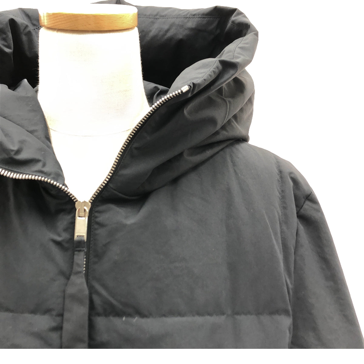 【美品】  JIL SANDER+ / ジルサンダープラス | 2020AW | フルジップ オーバー ダウン コート フーディ | 32 | ダークネイビー | レディース
